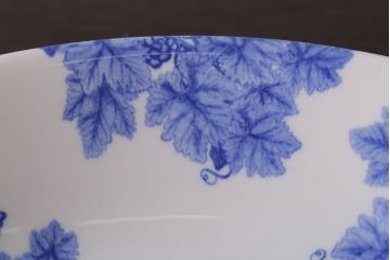 アンティーク雑貨　中古　イギリスWedgwood(ウェッジウッド) vintageblue(ビンテージブルー)深皿2枚(洋食器)