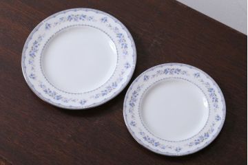 中古　イギリスWedgwood(ウェッジウッド)　GARDENIA(ガーデニア)　プレート2枚(洋食器)
