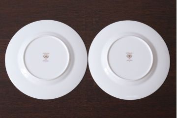 アンティーク雑貨　中古　ノリタケ(Noritake) エセックスコート　プレート2枚(洋食器)