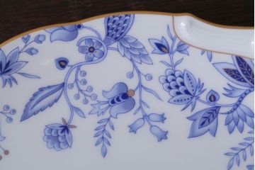 アンティーク雑貨　中古　ノリタケ(Noritake) ブルーソレンティーノ　パーティプレート(洋食器)