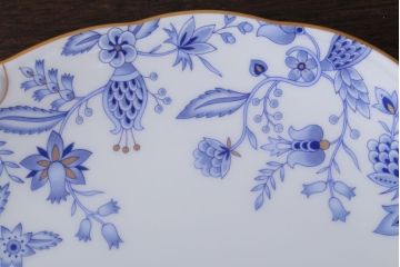 アンティーク雑貨　中古　ノリタケ(Noritake) ブルーソレンティーノ　パーティプレート(洋食器)