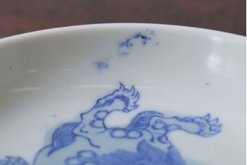 アンティーク雑貨　古民具・骨董　大正〜昭和初期!唐獅子牡丹　小皿5枚(伊万里)