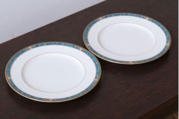 アンティーク雑貨　中古　ノリタケ(Noritake) エセックスコート　プレート2枚(洋食器)(2)