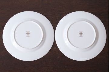 アンティーク雑貨　中古　ノリタケ(Noritake) エセックスコート　プレート2枚(洋食器)(2)