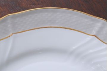 アンティーク雑貨　中古　イタリアRichard Ginori(リチャードジノリ)　ベッキオグレース　プレート2枚セット(洋食器)