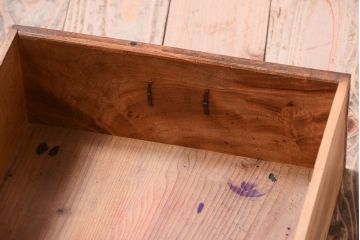 アンティーク家具　古民具・骨董　鏡板玉杢材!アンティーク戸棚(収納棚)