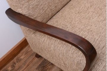 レトロ家具　アンティーク　シンプルでレトロなアームソファ(2)