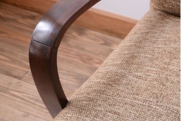 レトロ家具　アンティーク　シンプルでレトロなアームソファ(2)