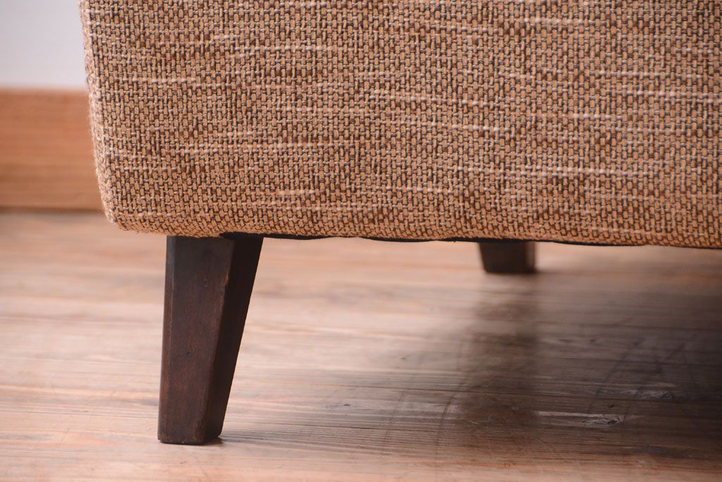 レトロ家具　アンティーク　シンプルでレトロなアームソファ(2)