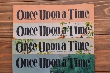 アンティーク雑貨　イギリスビンテージ　1972年　Once Upon a Time 児童雑誌(絵本)4冊セット