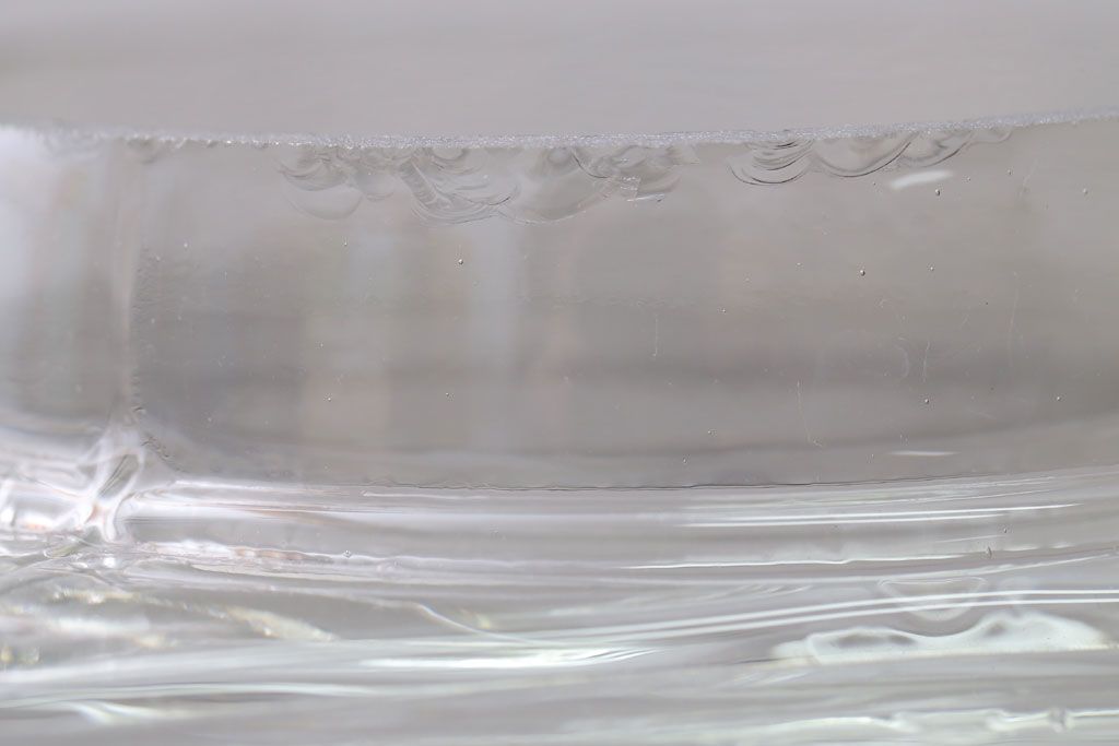 アンティーク雑貨　昭和レトロ　古い駄菓子屋のアンティークガラス瓶(ビン)2個セット