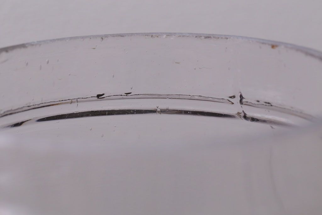 アンティーク雑貨　昭和レトロ　古い駄菓子屋のアンティークガラス瓶(ビン)2個セット(2)