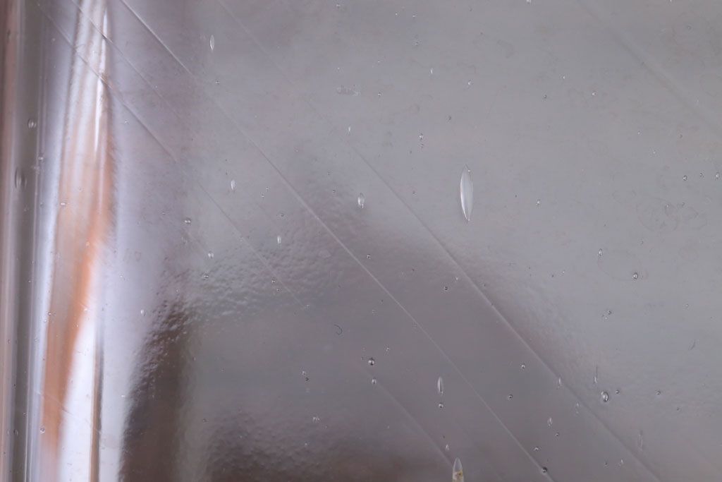 アンティーク雑貨　昭和レトロ　古い駄菓子屋のアンティークガラス瓶(ビン)2個セット(2)