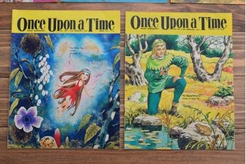アンティーク雑貨　イギリスビンテージ　1971年　Once Upon a Time 児童雑誌(絵本)5冊セット