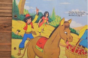 アンティーク雑貨　イギリスビンテージ　1972年　Once Upon a Time 児童雑誌(絵本)5冊セット