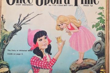 アンティーク雑貨　イギリスビンテージ　1971年　Once Upon a Time 児童雑誌(絵本)5冊セット(2)