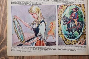 アンティーク雑貨　イギリスビンテージ　1971年　Once Upon a Time 児童雑誌(絵本)5冊セット(2)