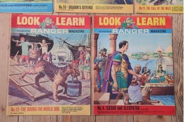 アンティーク雑貨　イギリスビンテージ　1967年　LOOK AND LEARN 児童雑誌(コミック)5冊セット