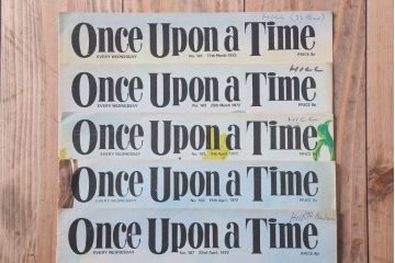 アンティーク雑貨　イギリスビンテージ　1972年　Once Upon a Time 児童雑誌(絵本)5冊セット(2)