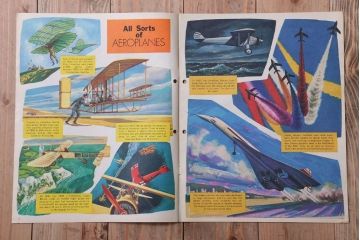 アンティーク雑貨　イギリスビンテージ　1972年　Once Upon a Time 児童雑誌(絵本)5冊セット(2)