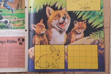 アンティーク雑貨　イギリスビンテージ　1972年　Once Upon a Time 児童雑誌(絵本)5冊セット(2)