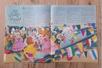 アンティーク雑貨　イギリスビンテージ　1972年　Once Upon a Time 児童雑誌(絵本)5冊セット(2)