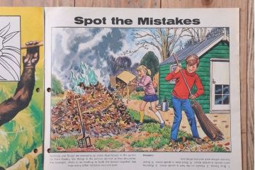 アンティーク雑貨　イギリスビンテージ　1972年　Once Upon a Time 児童雑誌(絵本)5冊セット(2)