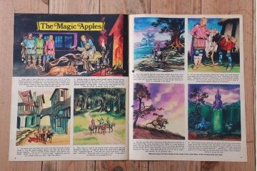 アンティーク雑貨　イギリスビンテージ　1971年　Once Upon a Time 児童雑誌(絵本)5冊セット(3)