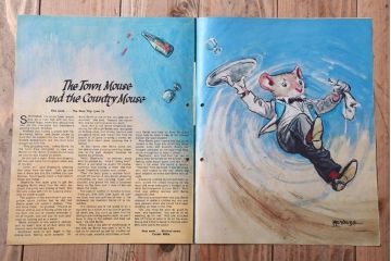 アンティーク雑貨　イギリスビンテージ　1971年　Once Upon a Time 児童雑誌(絵本)5冊セット(3)