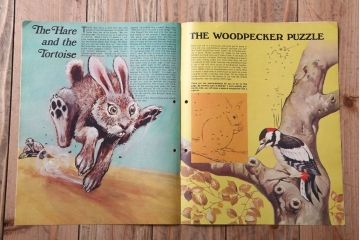 アンティーク雑貨　イギリスビンテージ　1971年　Once Upon a Time 児童絵本(雑誌)5冊セット