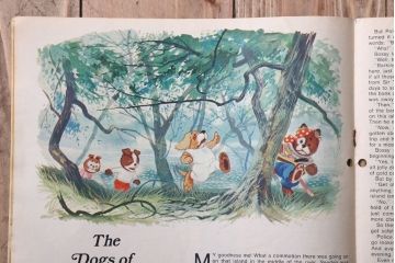 アンティーク雑貨　イギリスビンテージ　1971年　Once Upon a Time 児童絵本(雑誌)5冊セット