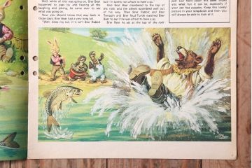 アンティーク雑貨　イギリスビンテージ　1969年　Once Upon a Time 児童雑誌(絵本)5冊セット