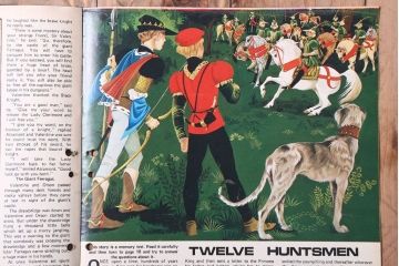 アンティーク雑貨　イギリスビンテージ　1969年　Once Upon a Time 児童雑誌(絵本)5冊セット