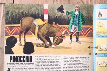アンティーク雑貨　イギリスビンテージ　1969年　Once Upon a Time 児童雑誌(絵本)5冊セット