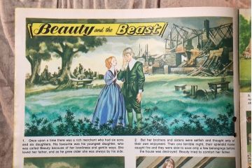 アンティーク雑貨　イギリスビンテージ　1969年　Once Upon a Time 児童雑誌(絵本)5冊セット