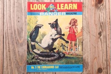 アンティーク雑貨　イギリスビンテージ　1968年　LOOK AND LEARN 児童雑誌(コミック)3冊セット