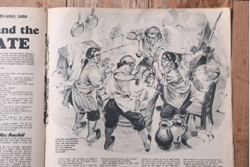 アンティーク雑貨　イギリスビンテージ　1968年　LOOK AND LEARN 児童雑誌(コミック)3冊セット