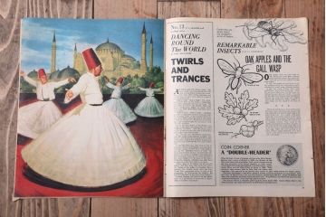 アンティーク雑貨　イギリスビンテージ　1968年　LOOK AND LEARN 児童雑誌(コミック)3冊セット