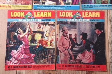アンティーク雑貨　イギリスビンテージ　1967年　LOOK AND LEARN 児童雑誌(コミック)5冊セット(2)