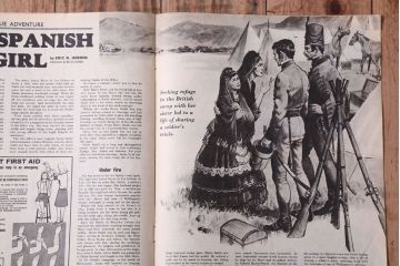 アンティーク雑貨　イギリスビンテージ　1967年　LOOK AND LEARN 児童雑誌(コミック)5冊セット(2)
