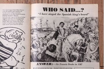 アンティーク雑貨　イギリスビンテージ　1967年　LOOK AND LEARN 児童雑誌(コミック)5冊セット(2)