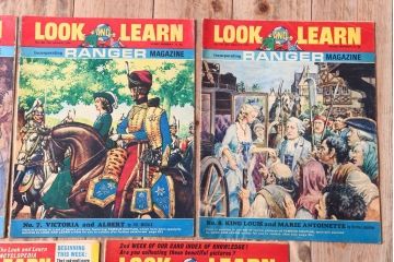 アンティーク雑貨　イギリスビンテージ　1967年　LOOK AND LEARN 児童雑誌(コミック)5冊セット(3)