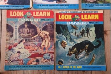 アンティーク雑貨　イギリスビンテージ　1967年　LOOK AND LEARN 児童コミック(雑誌)5冊セット
