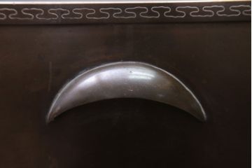 アンティーク雑貨　アンティーク　銀象嵌細工　銅製火鉢(真鍮)