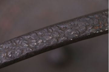 アンティーク雑貨　古民具・骨董　古い富士形あられ鉄瓶(三巌堂?)