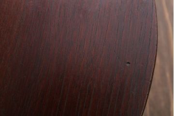 アンティーク家具　和製アンティーク　小ぶりな古い栗材製の丸ちゃぶ台