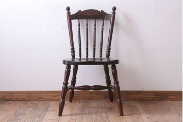 松本民芸家具　ビンテージ品　16型　スピンドルチェア(3)