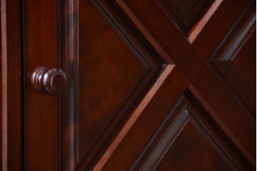 中古　特注品　松本民芸家具　収納箪笥(戸棚・収納棚)