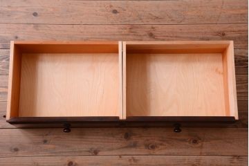 中古　特注品　松本民芸家具　A型面取書棚(定価約384000円)