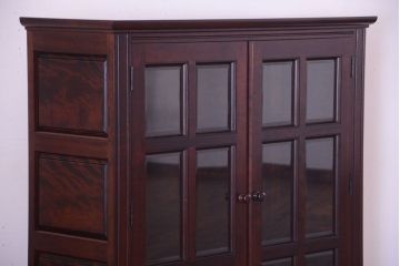 中古　特注品　松本民芸家具　A型面取書棚(定価約384000円)